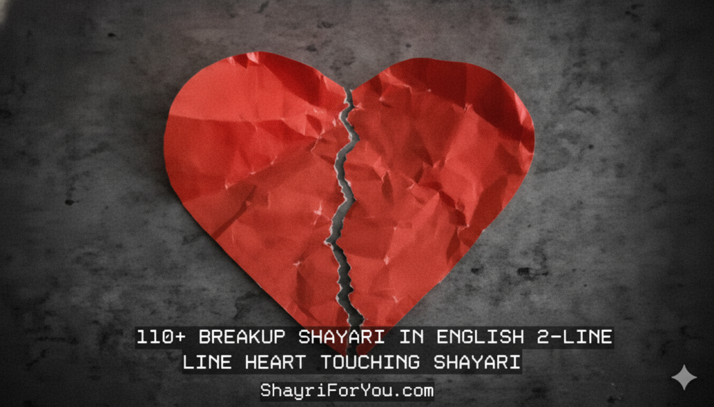 Breakup Shayari in Hindi