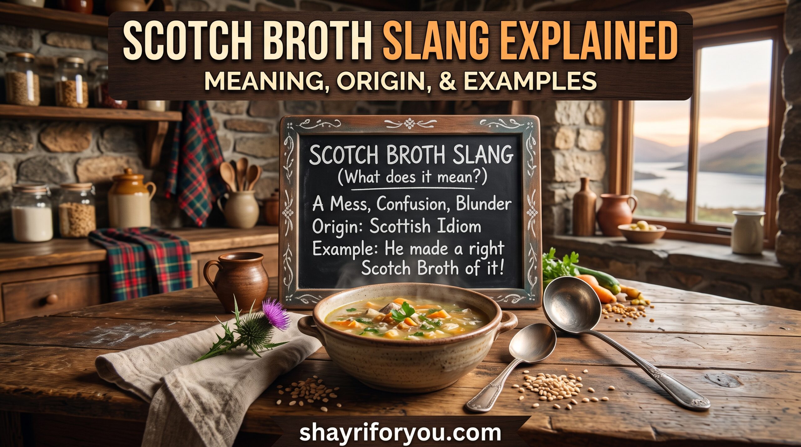 Scotch Broth Slang
