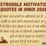 161+ Struggle Motivational Quotes in Hindi 2026