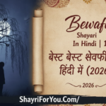 Bewafa Shayari In Hindi 199+ बेस्ट बेवफा शायरी हिंदी में (2026)